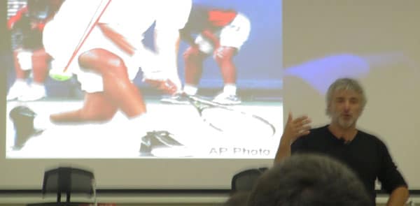 Jofre Porta en un momento de la Charla